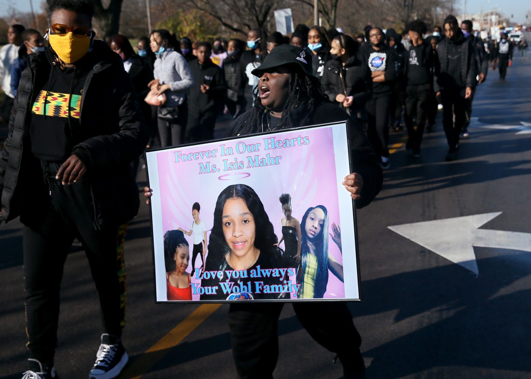 Isis Mahr's death sparks 'Movement Not Moment' march of students